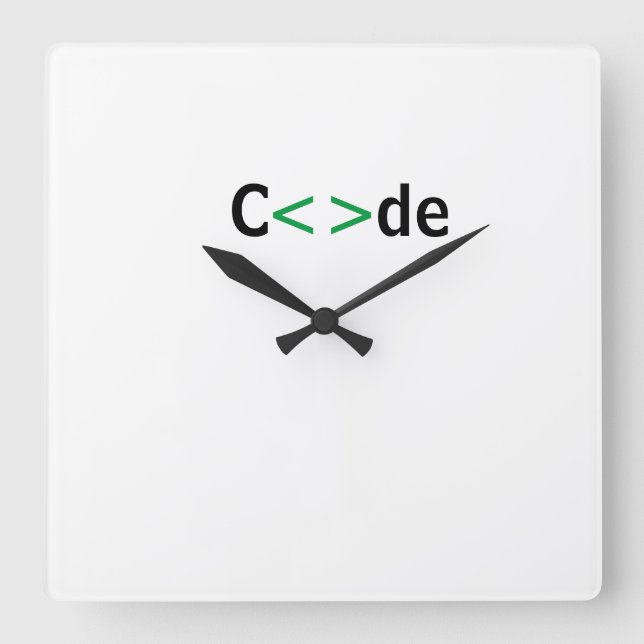 Reloj c square wall clock (Front)