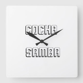 Reloj Cochasamba Square Wall Clock