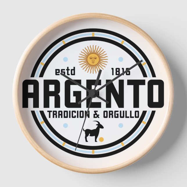 Reloj de Pared Argento Clock (Front)