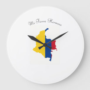 Reloj de pared colombia large clock