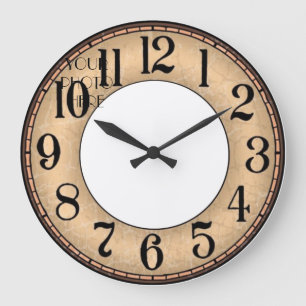 Reloj de pared personalizable fondo beit large clock