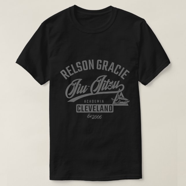 Relson Gracie Cleveland Jiu-Jitsu T-Shirt (Design Front)