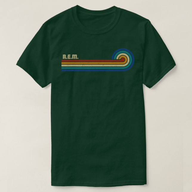 REM Retro Sunset T-Shirt (Design Front)