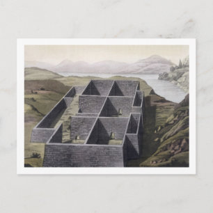 Remains of an Inca palace at Callo, Peru, from 'Le Postcard