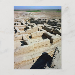 Remains of houses postcard