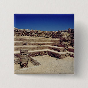 Remains of the fortress walls, c.37-31 BC 15 Cm Square Badge