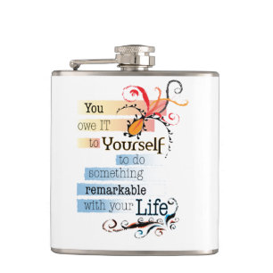 Remarkable Life Hip Flask