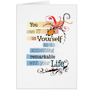 Remarkable LIFE Inspirational Illustrated quote