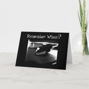 REMBEMBER WHEN? 50th BIRTHDAY Card