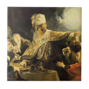 Rembrandt - Belshazzar's Feast, Tile