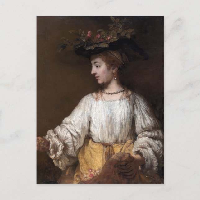 Rembrandt Flora Postcard (Front)