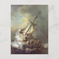 Rembrandt Harmensz. van Rijn Christus im Sturm auf