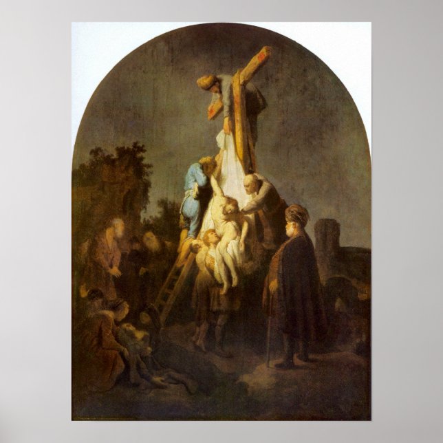 Rembrandt Harmenszoon van Rijn - Crucifixion Poster (Front)