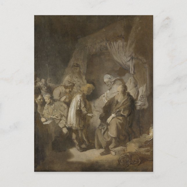 Rembrandt, Joseph telling his dreams Postcard (Front)