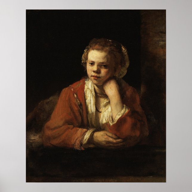 Rembrandt - Kitchen Maid Poster (Front)