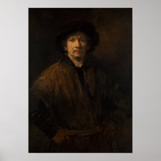 Rembrandt - Large Self-Portrait Poster