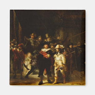 Rembrandt Nightwatch Night Watch Baroque Painting Magnet