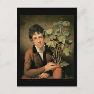 Rembrandt Peale Rubens Peale with a Geranium Postcard