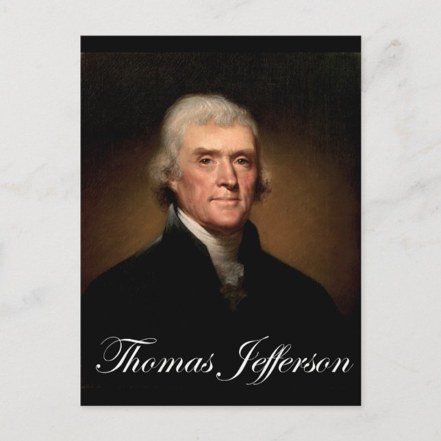 Rembrandt_Peale-Thomas_Jefferson 1 Postcard (Front)