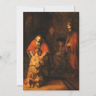 Rembrandt - Return Of The Prodigal Son Card