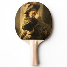 Rembrandt’s Standard Bearer Ping Pong Paddle