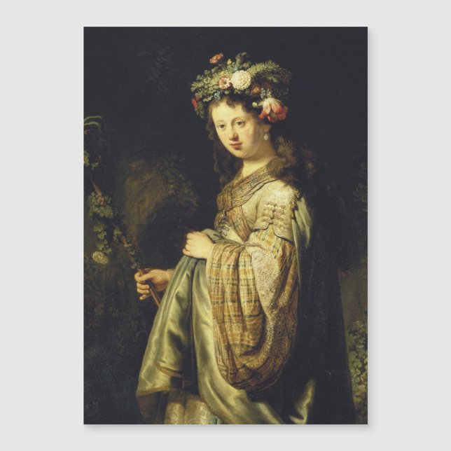 Rembrandt - Saskia As Flora (Front)
