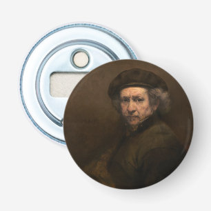 Rembrandt Self Portrait: Dutch Golden Age Painter Bottle Opener
