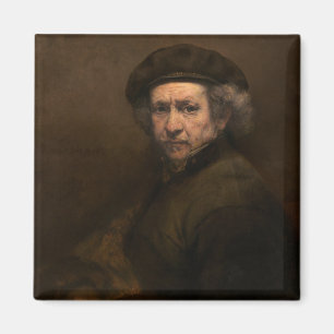 Rembrandt Self Portrait: Dutch Golden Age Painter Magnet