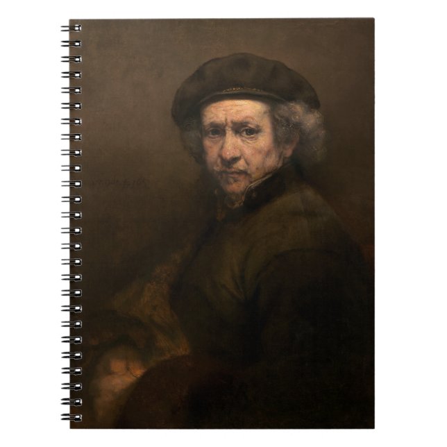 Rembrandt Self Portrait: Dutch Golden Age Painter Notebook (Front)