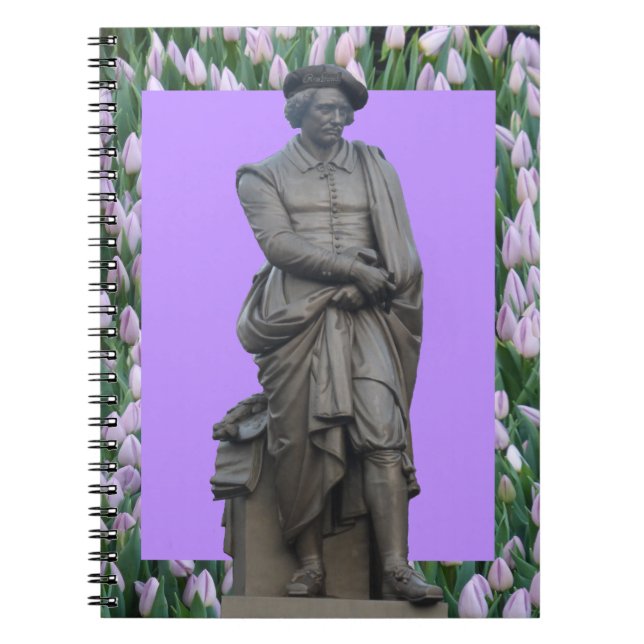 Rembrandt Statue Amsterdam Notebook (Front)