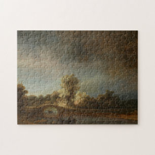 Rembrandt Stone bridge Jigsaw Puzzle