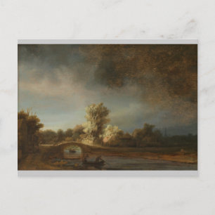 Rembrandt Stone bridge Postcard