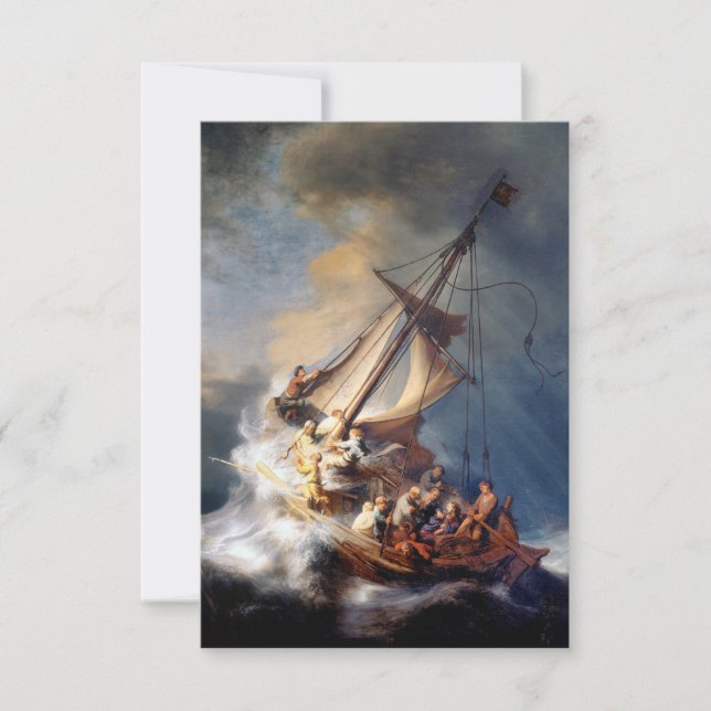 Rembrandt Storm on Lake of Galilee (Front)