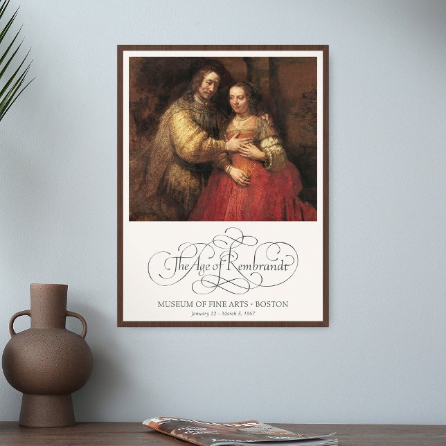 Rembrandt The Jewish Bride Painting Art Print (Creator Uploaded)