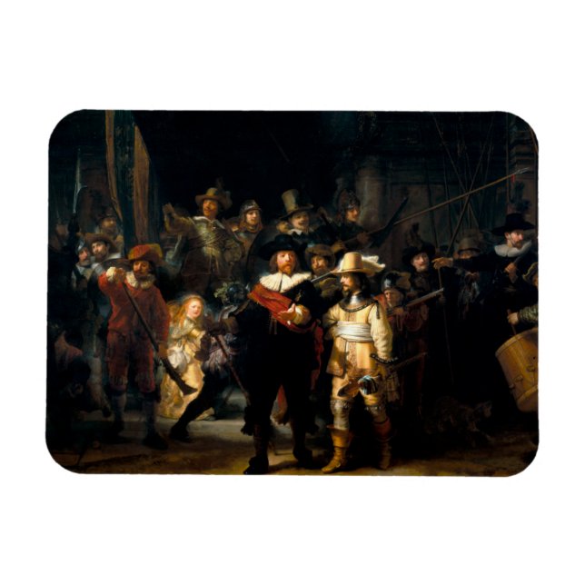 Rembrandt The Night Watch Magnet (Horizontal)