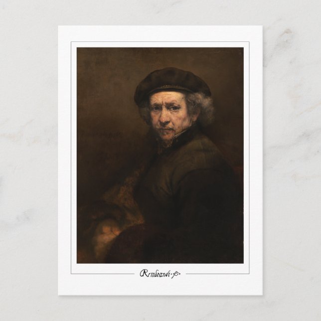 Rembrandt van Rijn #543 - Fine Art Postcard (Front)