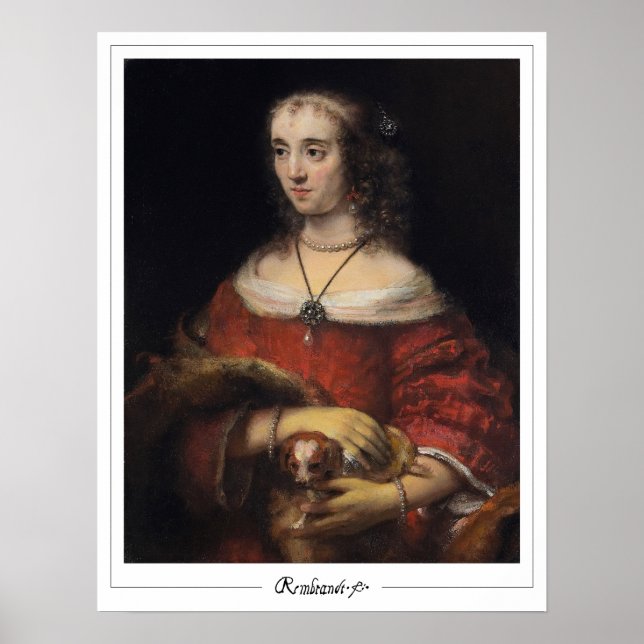 Rembrandt van Rijn Zedign Art Poster #6 (Front)