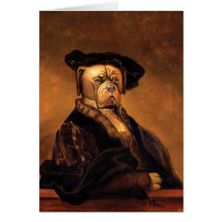 Rembrandt's Dog Card