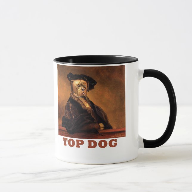 Rembrandt's Dog Mug (Right)