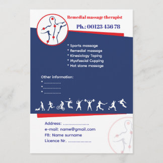 Remedial massage Flyer Template