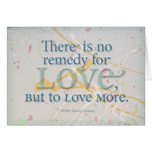 Remedy for Love -Thoreau