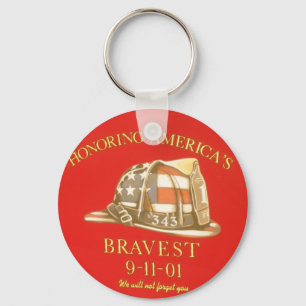 Remember 9-11 key ring