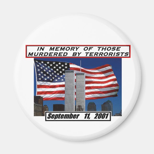 Remember 9/11 magnet (Front)