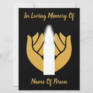 Remember A Loved One Death Anniversary Postcard