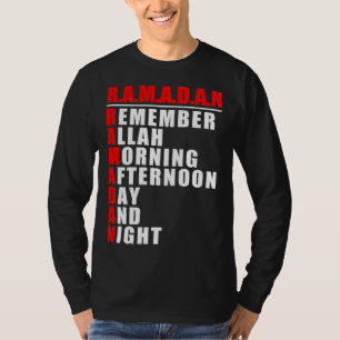 Remember Allah Ramadan Kareem Ramadan Mubarak Mo T-Shirt