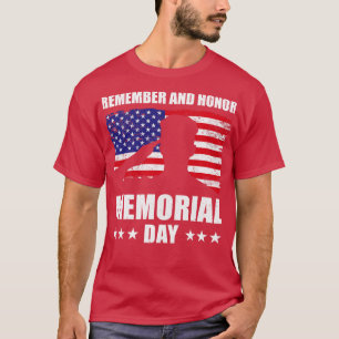 Remember And Honour Memorial Day T-Shirt