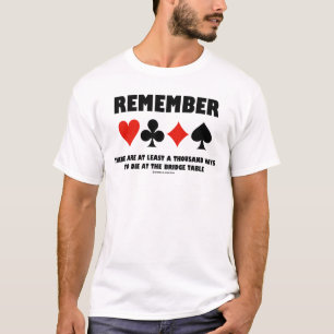 Remember At Least A Thousand Ways To Die At Bridge T-Shirt