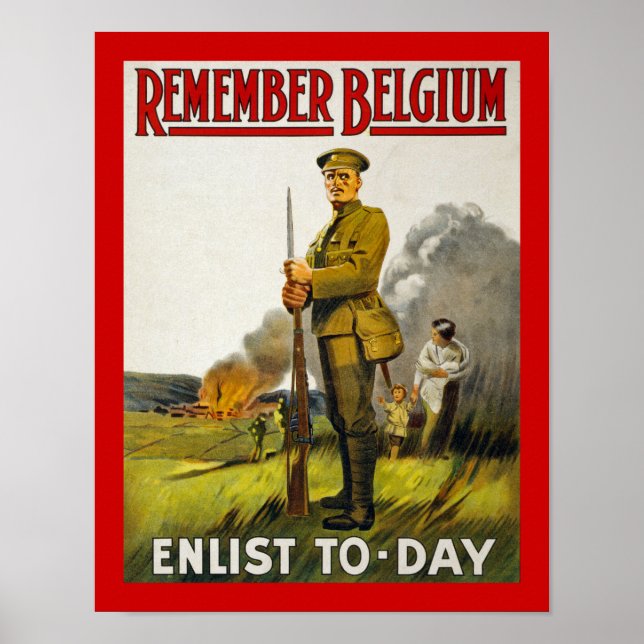 Remember Belgium (canvas) Poster (Front)