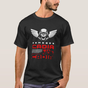 Remember Cadia Fall Of Cadia Cool Tabletop Gaming  T-Shirt