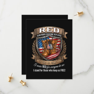 Remember Everyone Deployed Military Red Friday Save The Date